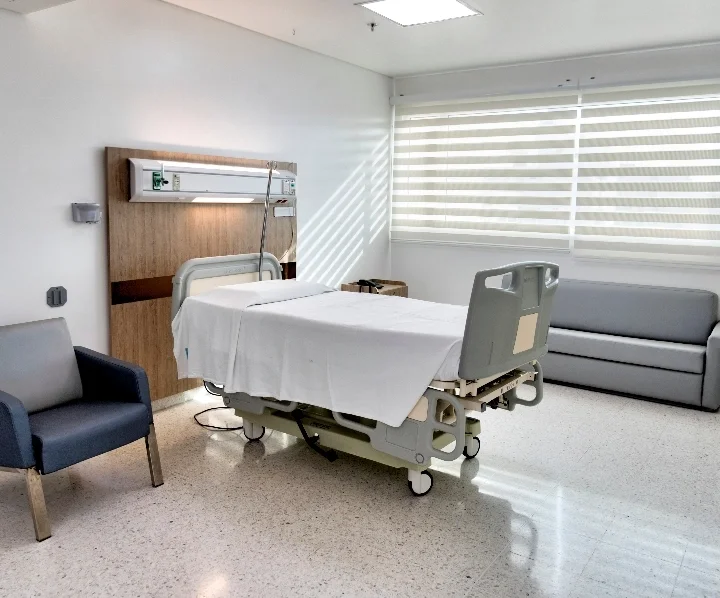 Cuarto de hospitalización clínica Iberoamérica
