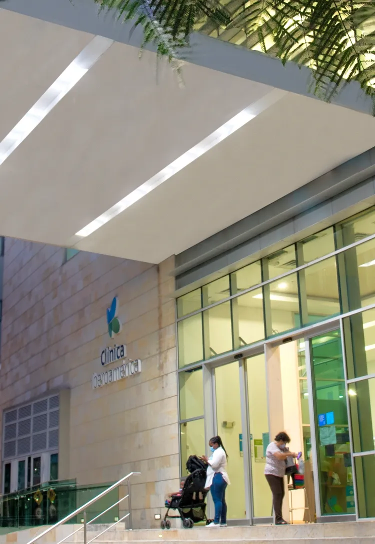 Clínica Iberoamérica Barranquilla, acceso principal para atención médica especializada